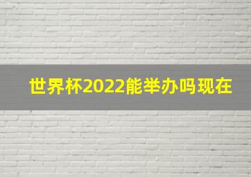 世界杯2022能举办吗现在