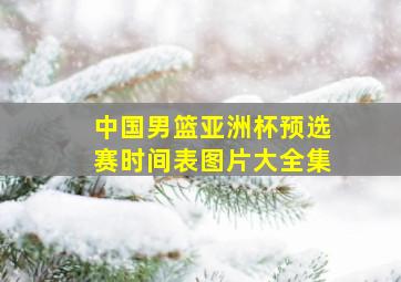 中国男篮亚洲杯预选赛时间表图片大全集