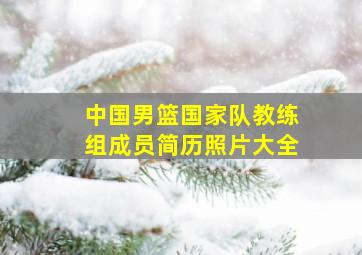 中国男篮国家队教练组成员简历照片大全