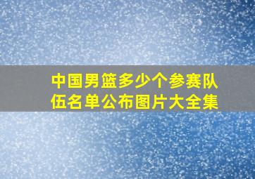 中国男篮多少个参赛队伍名单公布图片大全集