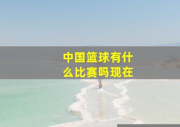 中国篮球有什么比赛吗现在