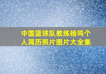 中国篮球队教练杨鸣个人简历照片图片大全集