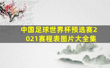 中国足球世界杯预选赛2021赛程表图片大全集