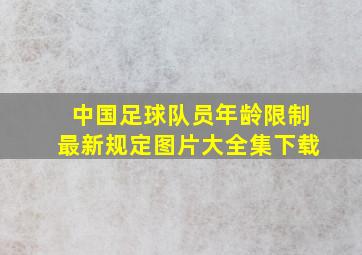 中国足球队员年龄限制最新规定图片大全集下载