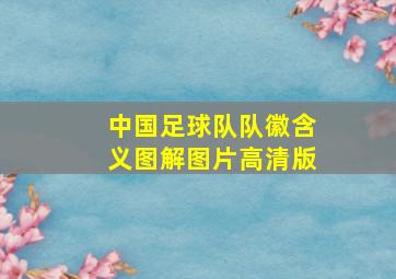 中国足球队队徽含义图解图片高清版