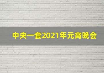 中央一套2021年元宵晚会