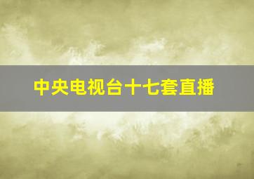 中央电视台十七套直播