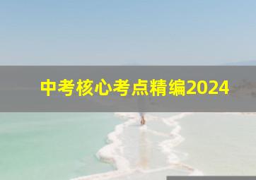 中考核心考点精编2024