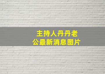 主持人丹丹老公最新消息图片