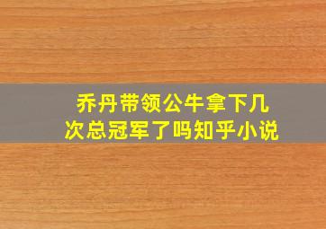 乔丹带领公牛拿下几次总冠军了吗知乎小说