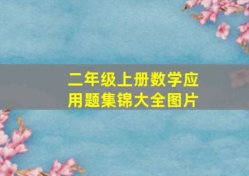 二年级上册数学应用题集锦大全图片