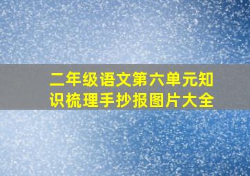 二年级语文第六单元知识梳理手抄报图片大全