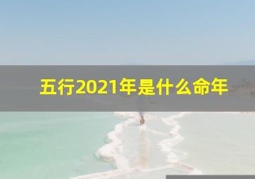 五行2021年是什么命年