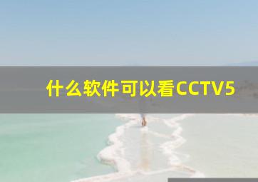 什么软件可以看CCTV5