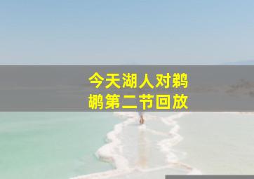 今天湖人对鹈鹕第二节回放