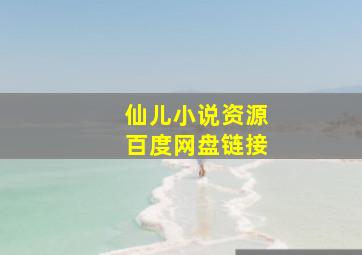 仙儿小说资源百度网盘链接