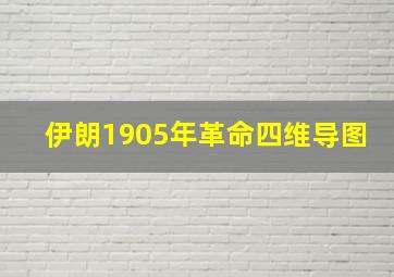 伊朗1905年革命四维导图