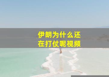 伊朗为什么还在打仗呢视频