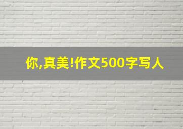 你,真美!作文500字写人