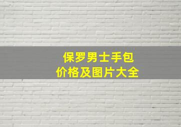 保罗男士手包价格及图片大全