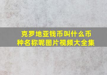 克罗地亚钱币叫什么币种名称呢图片视频大全集