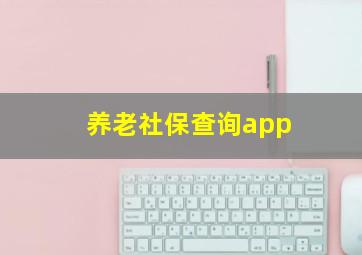 养老社保查询app