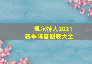 凯尔特人2021赛季阵容图表大全