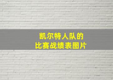 凯尔特人队的比赛战绩表图片