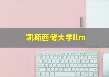 凯斯西储大学llm