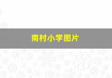 南村小学图片