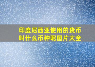 印度尼西亚使用的货币叫什么币种呢图片大全