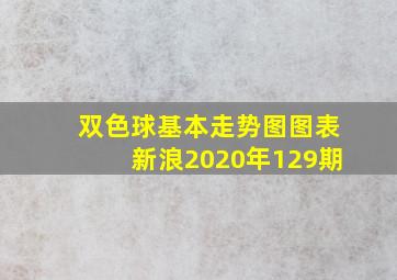 双色球基本走势图图表新浪2020年129期