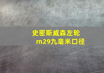 史密斯威森左轮m29九毫米口径