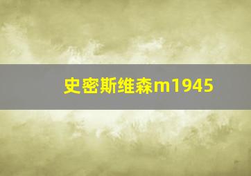 史密斯维森m1945