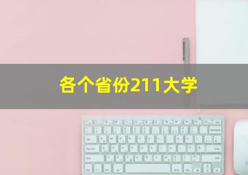 各个省份211大学