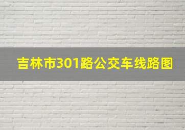 吉林市301路公交车线路图