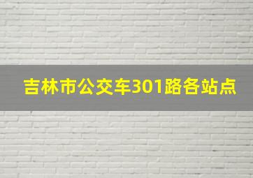 吉林市公交车301路各站点