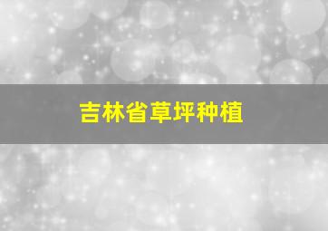 吉林省草坪种植