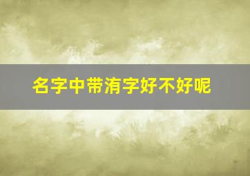 名字中带洧字好不好呢