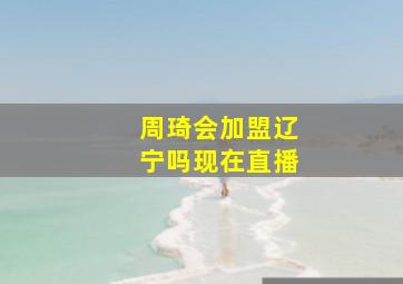 周琦会加盟辽宁吗现在直播