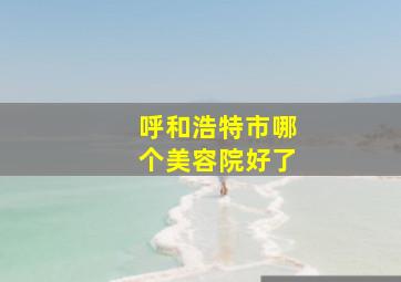 呼和浩特市哪个美容院好了