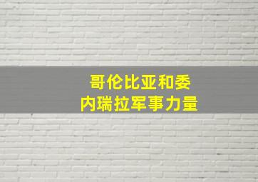 哥伦比亚和委内瑞拉军事力量