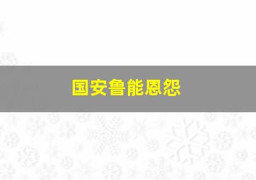 国安鲁能恩怨