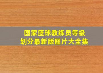 国家篮球教练员等级划分最新版图片大全集