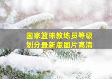 国家篮球教练员等级划分最新版图片高清