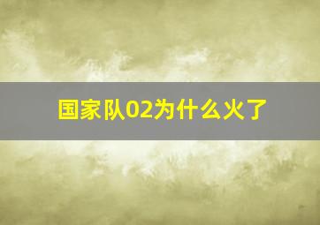 国家队02为什么火了