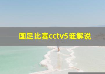 国足比赛cctv5谁解说