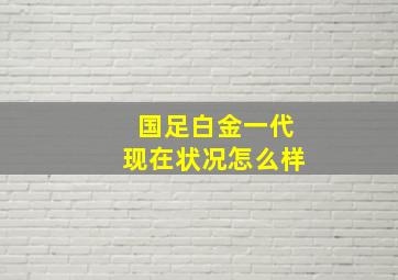 国足白金一代现在状况怎么样