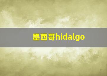 墨西哥hidalgo