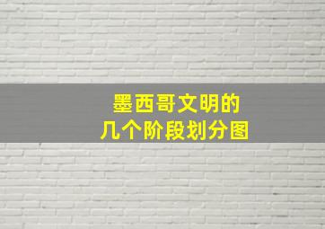 墨西哥文明的几个阶段划分图